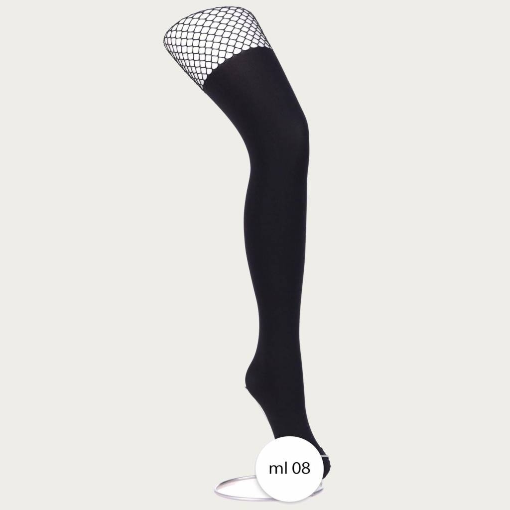 Work Less Zwangerschapspanty Positiepanty Zwart met Net Rand afbeelding