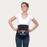 Op en Top Zwanger Zwangerschaps Buikband Made in Holland Twins Zwart Op en Top Zwanger Zwangerschaps Buikband Made in Holland Twins Zwart