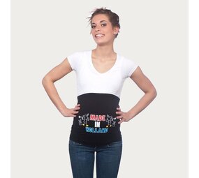 Op en Top Zwanger Zwangerschaps Buikband Made in Holland Twins Zwart Op en Top Zwanger Zwangerschaps Buikband Made in Holland Twins Zwart