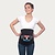 Op en Top Zwanger Zwangerschaps Buikband Made in Holland Twins Zwart