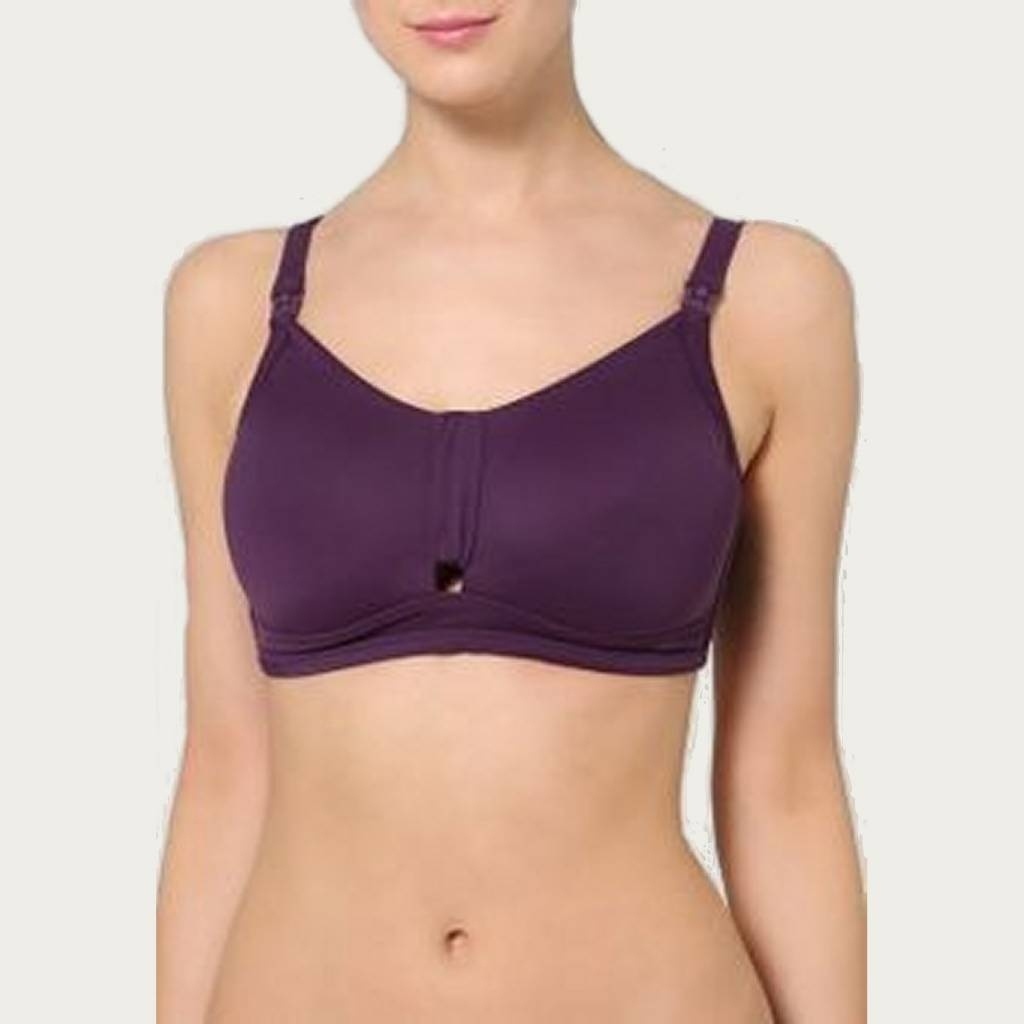 Amoralia Borstvoedingsbh / Positiebh Second Skin Aubergine afbeelding