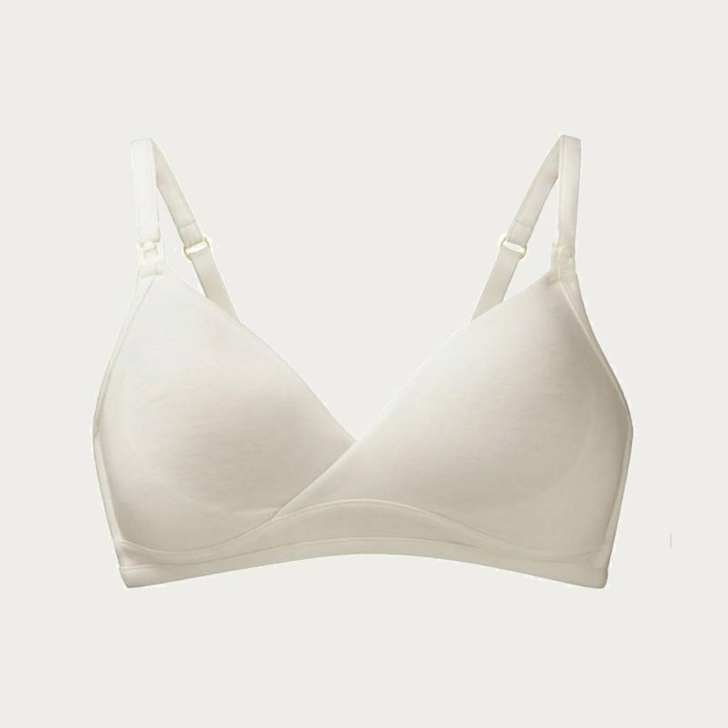 Amoralia Borstvoedingsbh / Positiebh Second Skin Crossover Ivory afbeelding