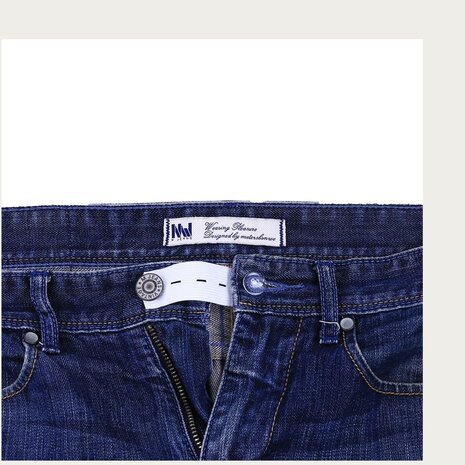 Op en Top Broek Verlengstuk / Verlenger Wit