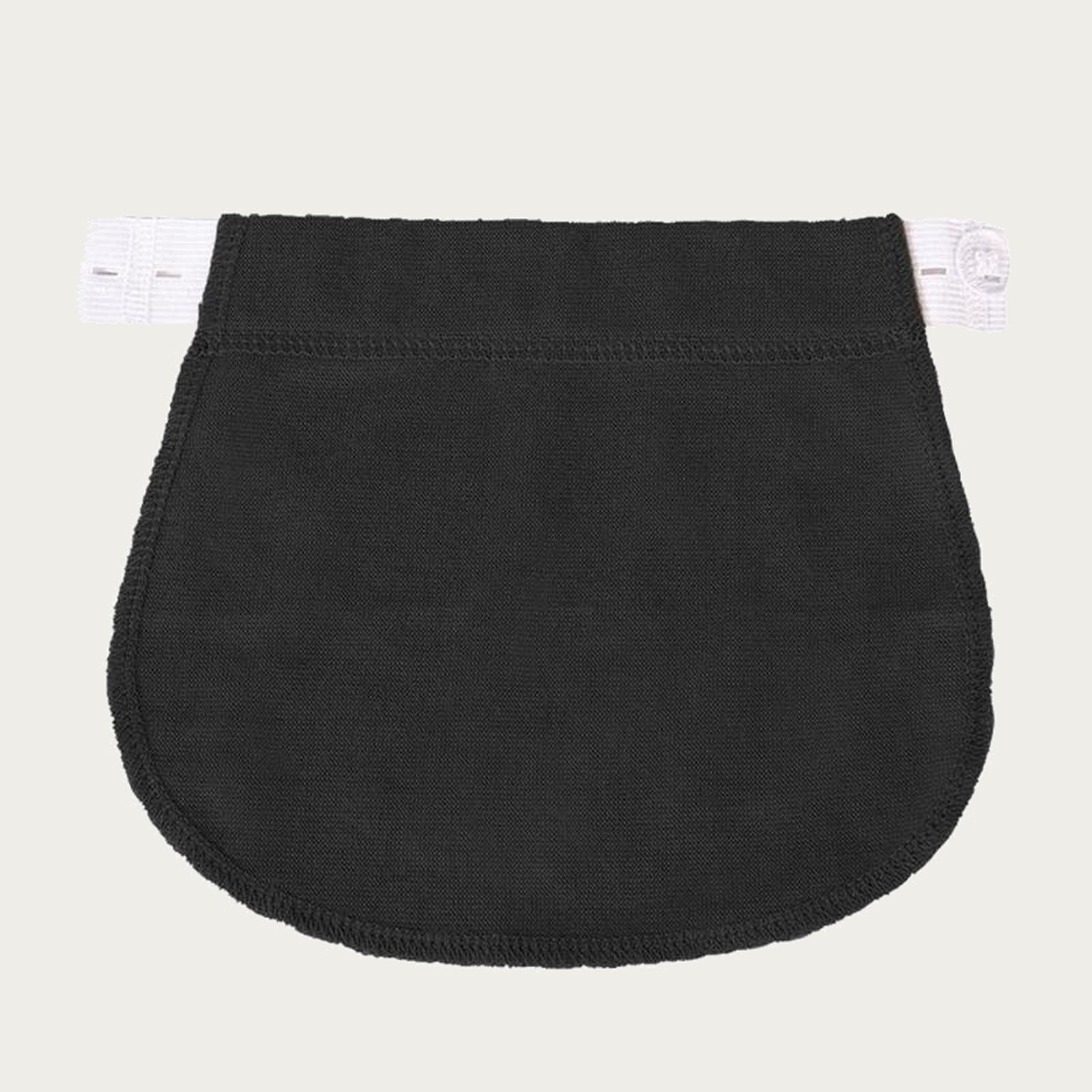 Op en Top Zwanger Broek Verlenger met zwarte stof afbeelding