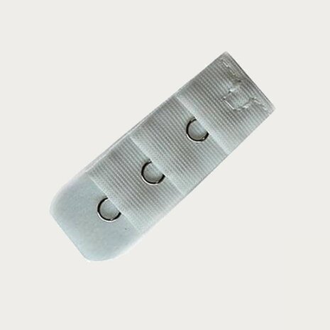 Op en Top Beha Verlengstuk / Verlenger 1 Haaks Wit (per stuk) Op en Top Beha Verlengstuk / Verlenger 1 Haaks Wit (per stuk)