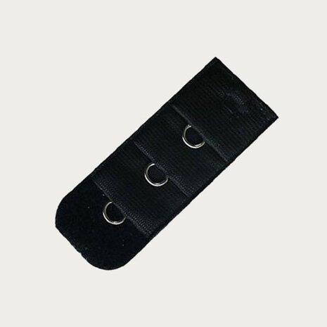 Op en Top Beha Verlengstuk / Verlenger 1 Haaks Zwart (per stuk) Op en Top Beha Verlengstuk / Verlenger 1 Haaks Zwart (per stuk)