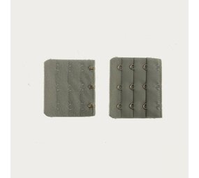 Op en Top Beha Verlenger 3 Haaks Grijs (per stuk) Op en Top Beha Verlenger 3 Haaks Grijs (per stuk)