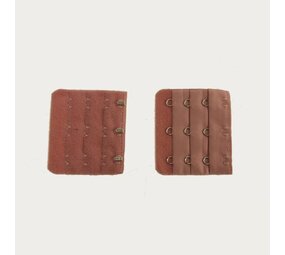 Op en Top Beha Verlenger 3 Haaks Bruin (per stuk) Op en Top Beha Verlenger 3 Haaks Bruin (per stuk)