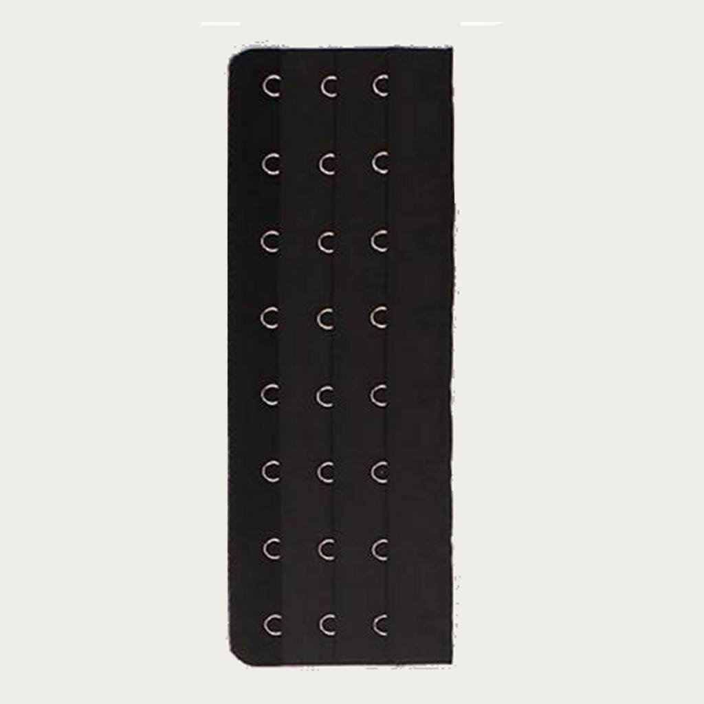 Op en Top Zwanger bh / Corset Verlenger 8 Haaks Zwart (per stuk) afbeelding