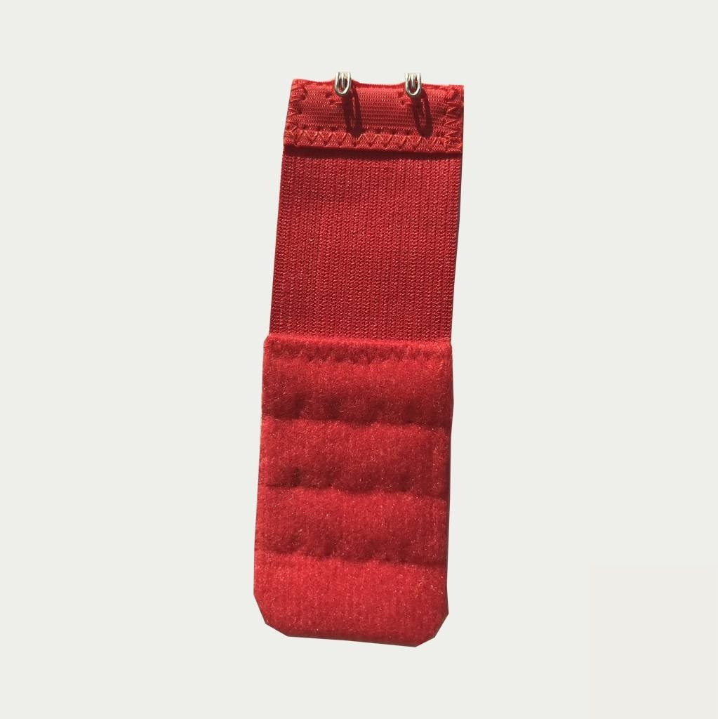 Op en Top Zwanger bh Verlenger 2 Haakjes Lang met Elastiek Rood afbeelding