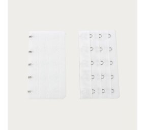 Op en Top Beha / Corset Verlenger 5 Haaks Wit (per stuk) Op en Top Beha / Corset Verlenger 5 Haaks Wit (per stuk)