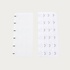 Beha / Corset Verlenger 6 Haaks Wit (per stuk) Beha / Corset Verlenger 6 Haaks Wit (per stuk)