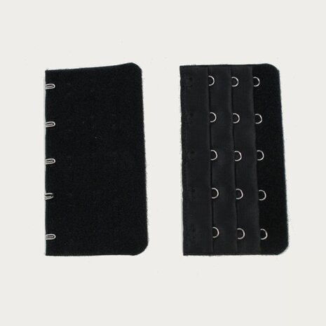 Op en Top Beha / Corset Verlengstuk / Verlenger 5 Haaks Zwart (per stuk) Op en Top Beha / Corset Verlengstuk / Verlenger 5 Haaks Zwart (per stuk)