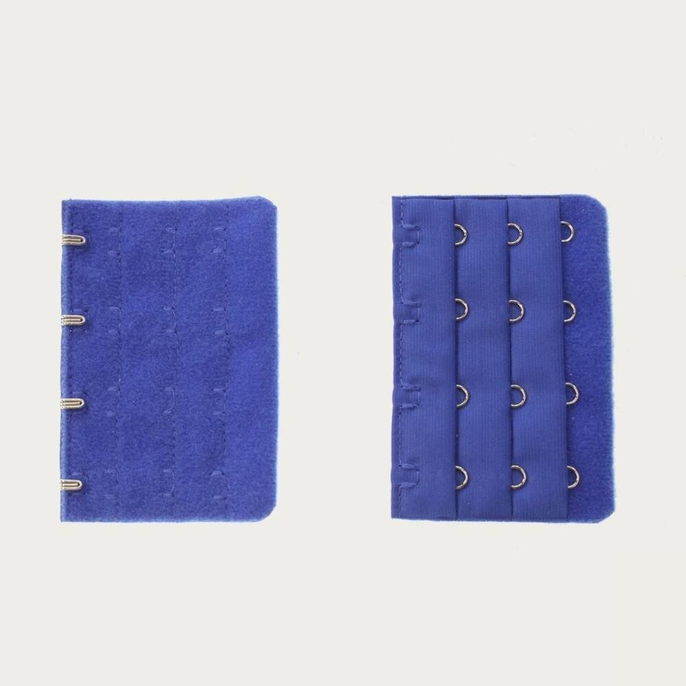 Op en Top Beha Verlengstuk / Verlenger 4 Haaks Helder Blauw (per stuk) Op en Top Beha Verlengstuk / Verlenger 4 Haaks Helder Blauw (per stuk)