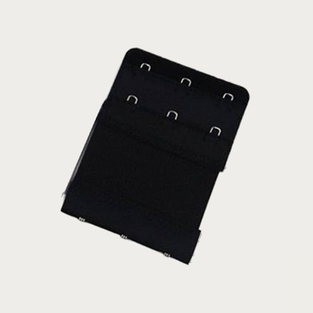 Op en Top Beha Verlengstuk / Verlenger 3 Haaks met Elastiek Zwart (per stuk) Op en Top Beha Verlengstuk / Verlenger 3 Haaks met Elastiek Zwart (per stuk)