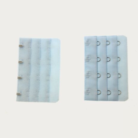 Op en Top Beha Verlengstuk / Verlenger 4 Haaks Sky Blauw (per stuk) Op en Top Beha Verlengstuk / Verlenger 4 Haaks Sky Blauw (per stuk)