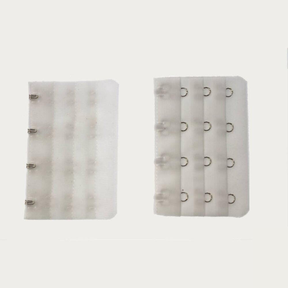 Op en Top Beha Verlengstuk / Verlenger 4 Haaks Wit (per stuk)