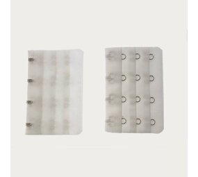 Op en Top Beha Verlenger 4 Haaks Wit (per stuk) Op en Top Beha Verlenger 4 Haaks Wit (per stuk)