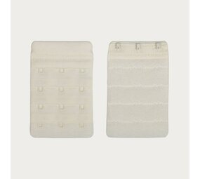 Op en Top Beha Verlengstuk 3 Haaks Ecru (2 Pack) Op en Top Beha Verlengstuk 3 Haaks Ecru (2 Pack)