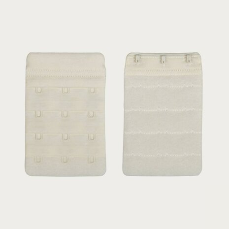 Op en Top Beha Verlengstuk / Verlenger 3 Haaks Ecru (2 Pack) Op en Top Beha Verlengstuk / Verlenger 3 Haaks Ecru (2 Pack)