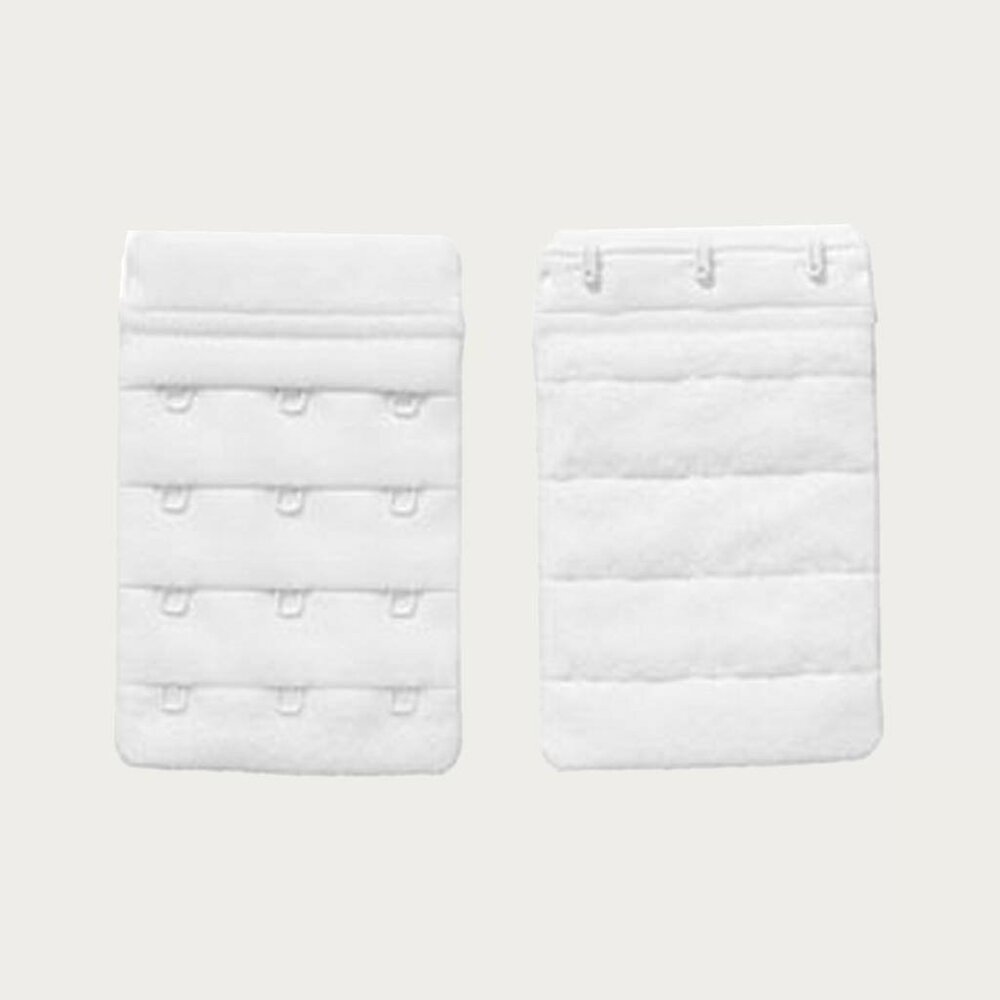 Op en Top Beha Verlengstuk / Verlenger 3 Haaks Wit (2 Pack) Op en Top Beha Verlengstuk / Verlenger 3 Haaks Wit (2 Pack)
