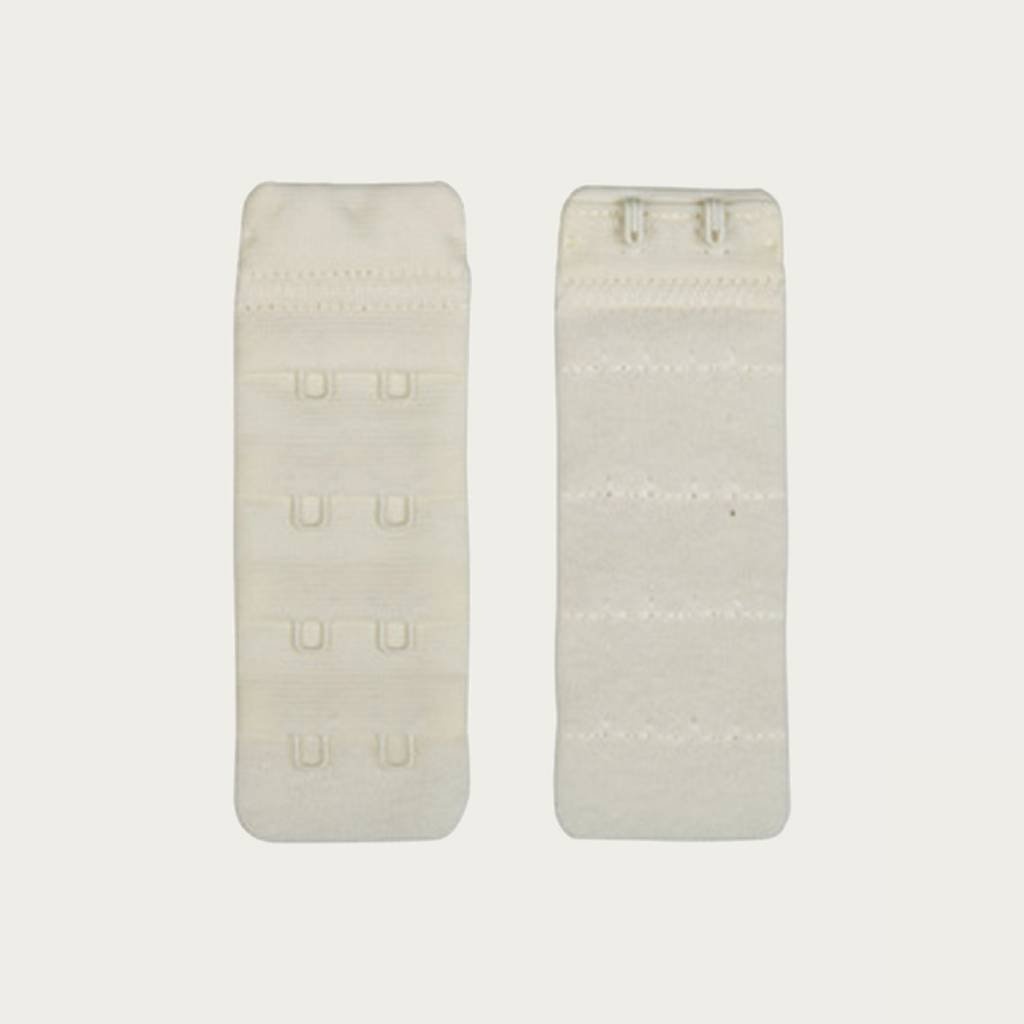 Op en Top Zwanger bh verlengstuk 2 Haaks Ecru (2 Pack) afbeelding