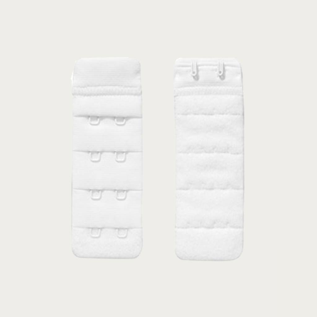Op en Top Zwanger bh Verlengstuk 2 Haaks Wit (2 Pack) afbeelding