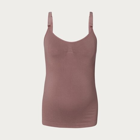Noppies Evi Naadloze Sensil VoedingsTop Deep Taupe