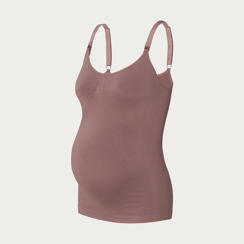 Noppies Evi Naadloze Sensil VoedingsTop Deep Taupe