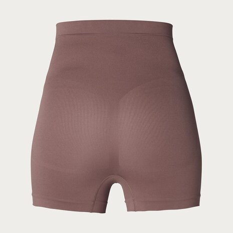 Noppies Lai Naadloze Sensil Zwangerschapsshort Hoog  Deep Taupe