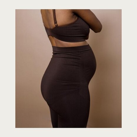 Noppies Cara Naadloze Sensil  Zwangerschapslegging  Coffee Bean