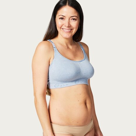 Cake Lingerie Zwangerschapsbh / Meegroeibh Cotton Candy Heather  Blue