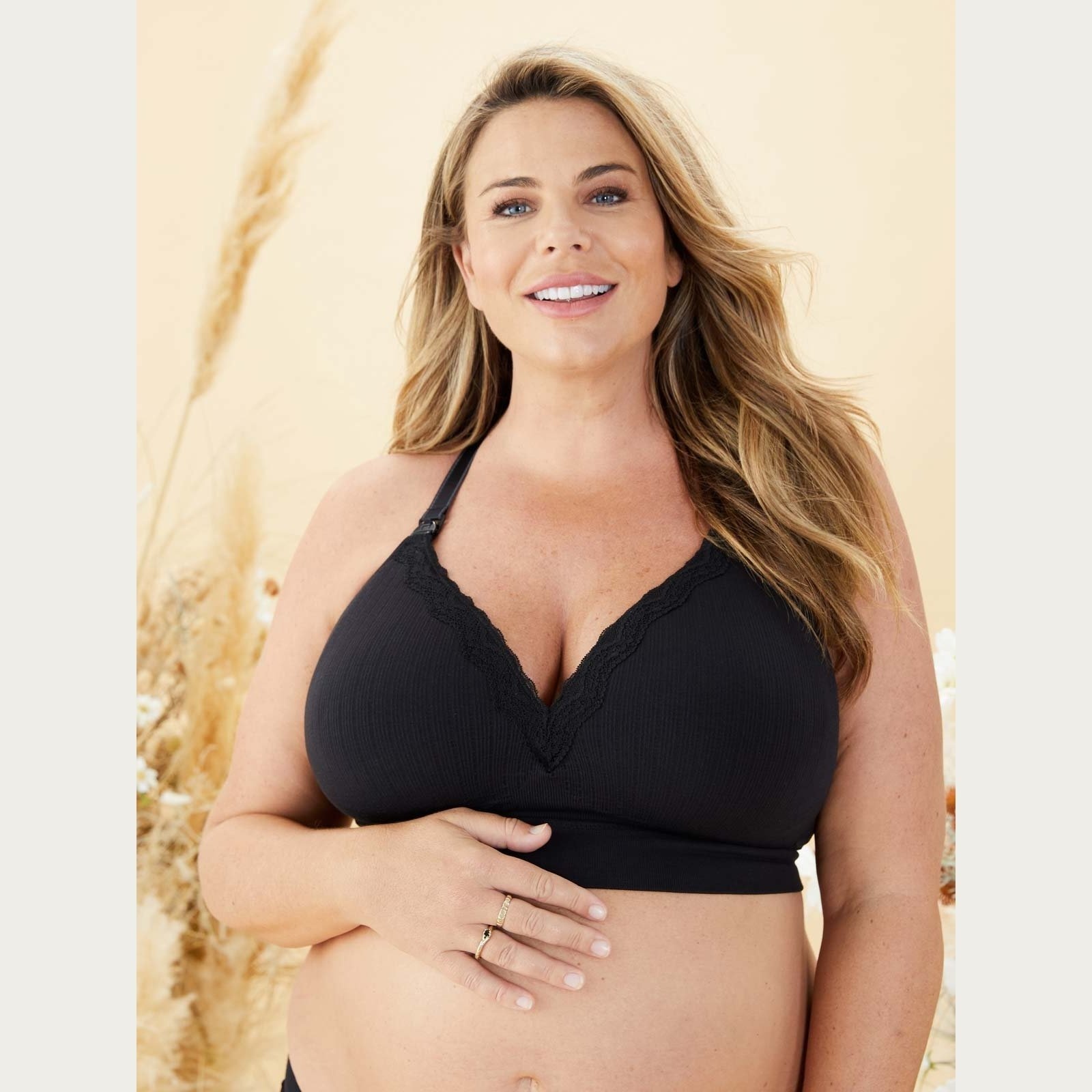 Cake Lingerie Zwangerschapsbh / Meegroeibh Tutti Frutti Black afbeelding
