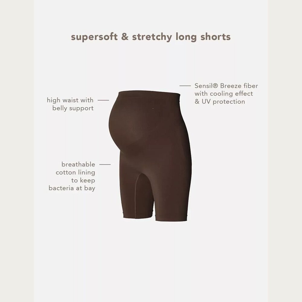 Noppies Niru Naadloze Sensil Zwangerschapsshort Hoog Lange Pijp Coffee Bean Noppies Niru Naadloze Sensil Zwangerschapsshort Hoog Lange Pijp Coffee Bean