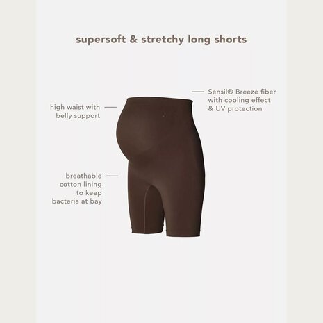 Noppies Niru Naadloze Sensil Zwangerschapsshort Hoog Lange Pijp Coffee Bean Noppies Niru Naadloze Sensil Zwangerschapsshort Hoog Lange Pijp Coffee Bean