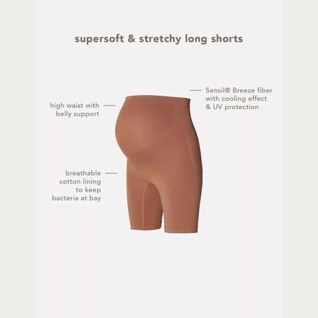 Noppies Niru Naadloze Sensil Zwangerschapsshort Hoog Lange Pijp Hazel Noppies Niru Naadloze Sensil Zwangerschapsshort Hoog Lange Pijp Hazel