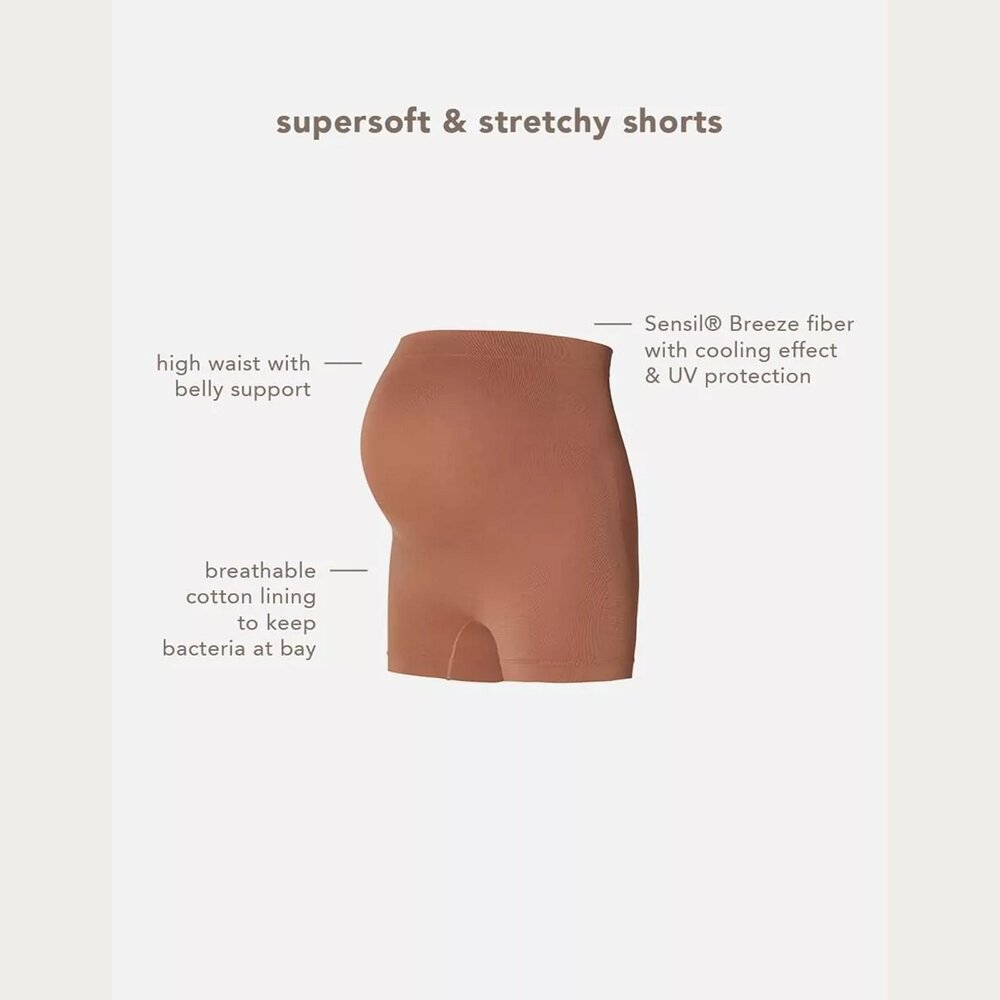 Noppies Lai Naadloze Sensil Zwangerschapsshort Hoog  Hazel Noppies Lai Naadloze Sensil Zwangerschapsshort Hoog  Hazel