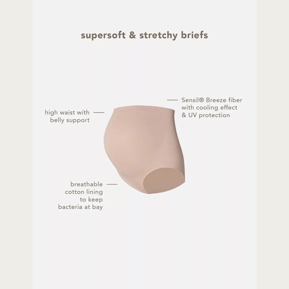 Noppies Nisa Naadloze Sensil Zwangerschapsslip  Moonlight Noppies Nisa Naadloze Sensil Zwangerschapsslip  Moonlight