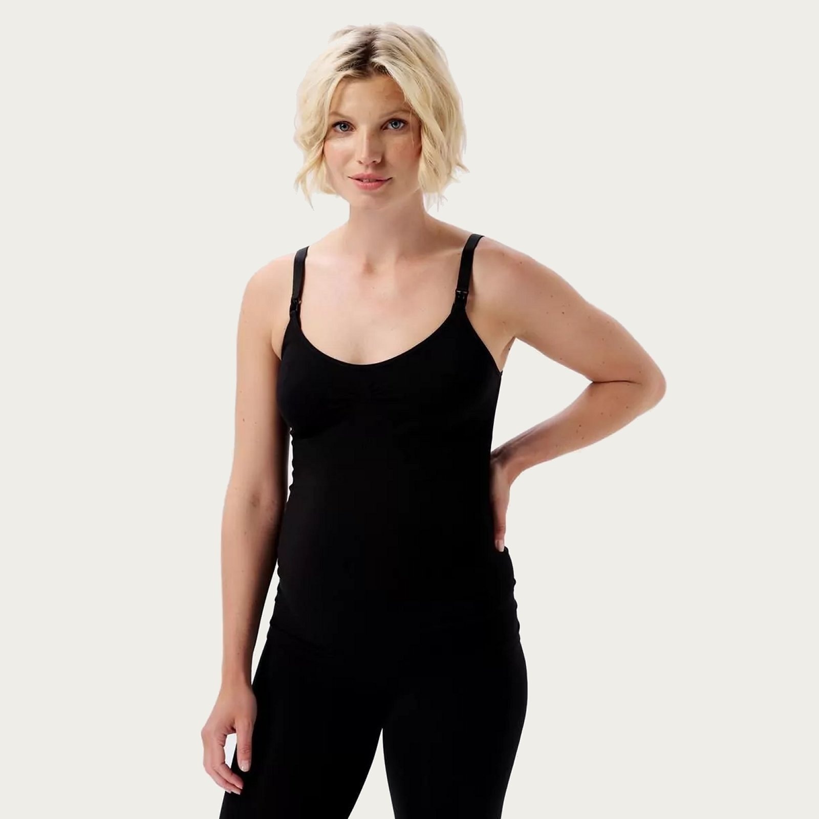 Noppies Evi Naadloze Sensil VoedingsTop Black afbeelding