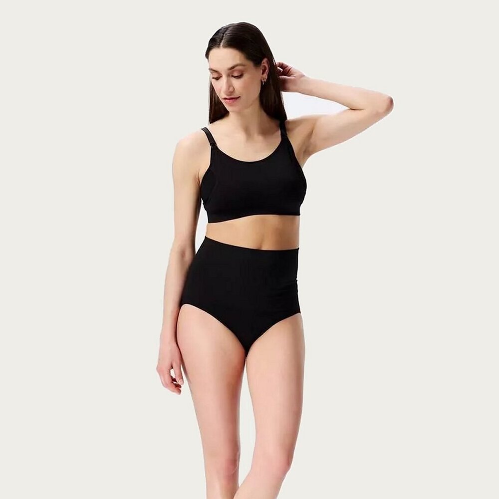 Noppies Lee Naadloze Sensil Zwangerschapsslip post partum Black Noppies Lee Naadloze Sensil Zwangerschapsslip post partum Black