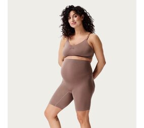 Noppies Niru Naadloze Sensil Zwangerschapsshort Hoog Lange Pijp  Deep Taupe Noppies Niru Naadloze Sensil Zwangerschapsshort Hoog Lange Pijp  Deep Taupe