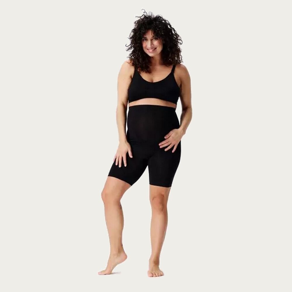 Noppies Niru Naadloze Sensil Zwangerschapsshort Hoog Lange Pijp  Black Noppies Niru Naadloze Sensil Zwangerschapsshort Hoog Lange Pijp  Black