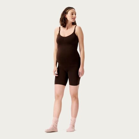 Noppies Niru Naadloze Sensil Zwangerschapsshort Hoog Lange Pijp Coffee Bean Noppies Niru Naadloze Sensil Zwangerschapsshort Hoog Lange Pijp Coffee Bean