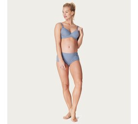 Noppies Zwangerschapsslip Cotton Blue Melange Noppies Zwangerschapsslip Cotton Blue Melange