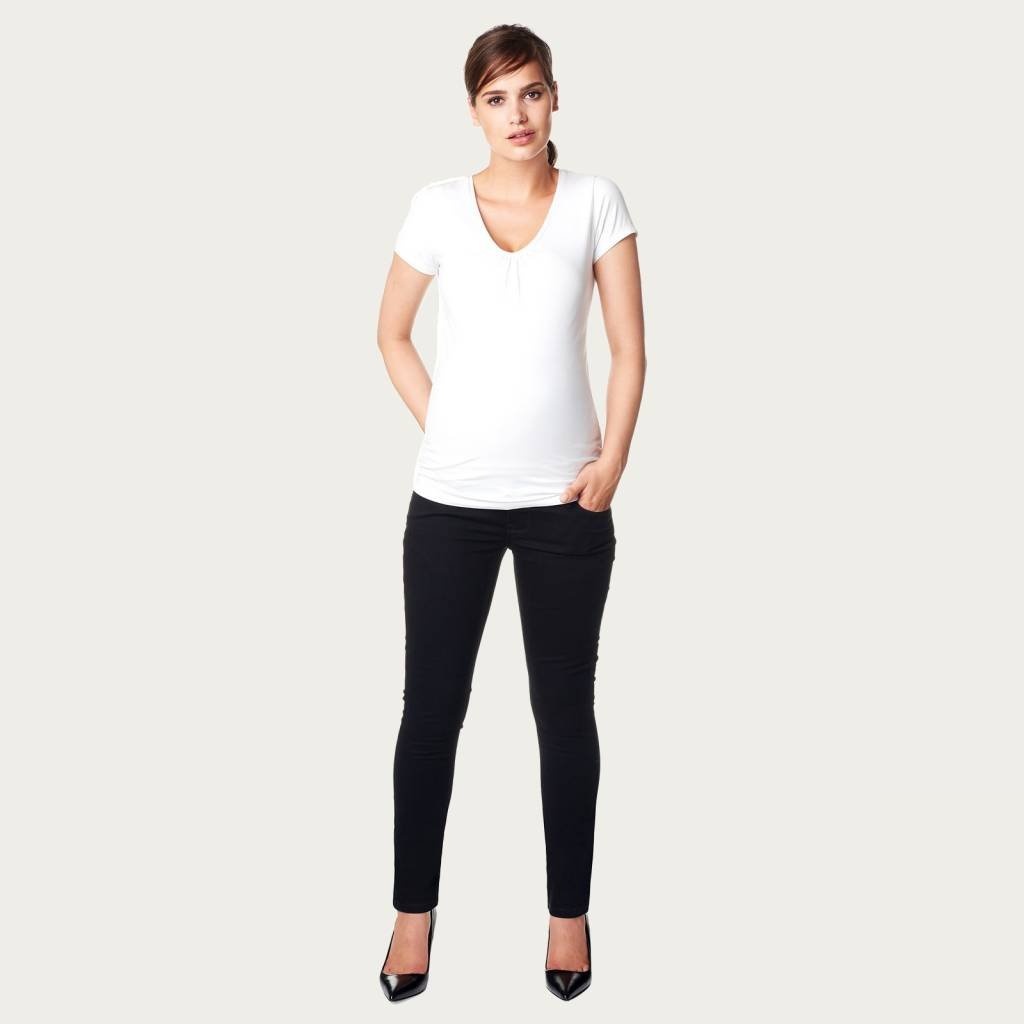 Noppies Zwangerschapsjeans Positiejeans Leah Slim Jeans Zwart