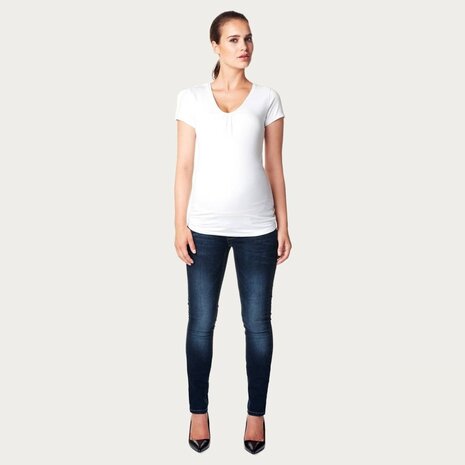 Noppies Zwangerschapsjeans Positiejeans Mia Slim Jeans Dark Stone Wash Noppies Zwangerschapsjeans Positiejeans Mia Slim Jeans Dark Stone Wash