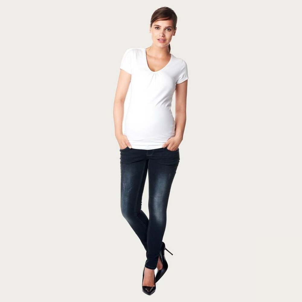 Noppies Zwangerschapsjeans Positiejeans Britt Skinny Jeans Dark Stone Wash Noppies Zwangerschapsjeans Positiejeans Britt Skinny Jeans Dark Stone Wash