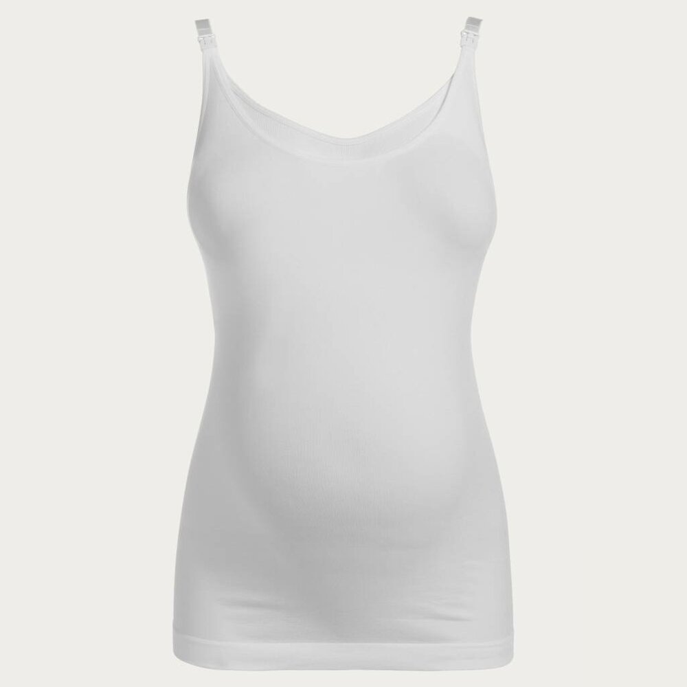 Noppies Borstvoedingstop Voedingstop Naadloos Wit Noppies Borstvoedingstop Voedingstop Naadloos Wit