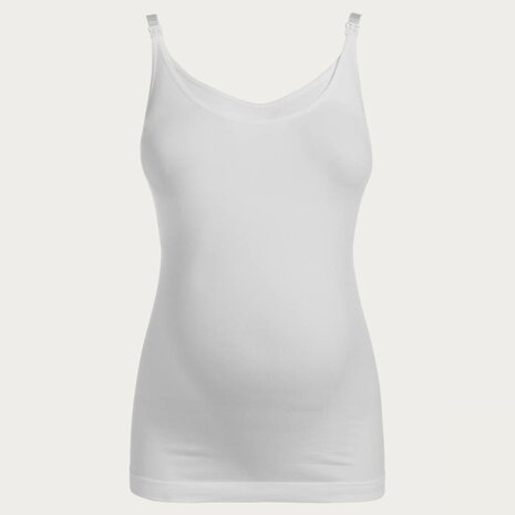 Noppies Borstvoedingstop Voedingstop Naadloos Wit Noppies Borstvoedingstop Voedingstop Naadloos Wit