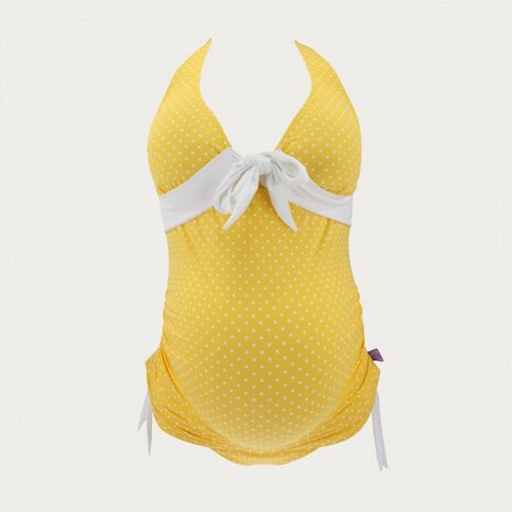 Petit Amour ZwangerschapsTankini / PositieTankini Annie Geel / Yellow